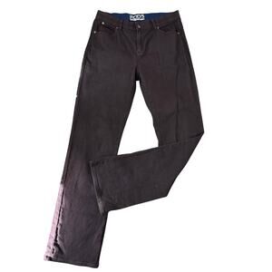 Vintage Rods True Western Brown Jeans Womens Sz 9/10x34” Elastic Waist